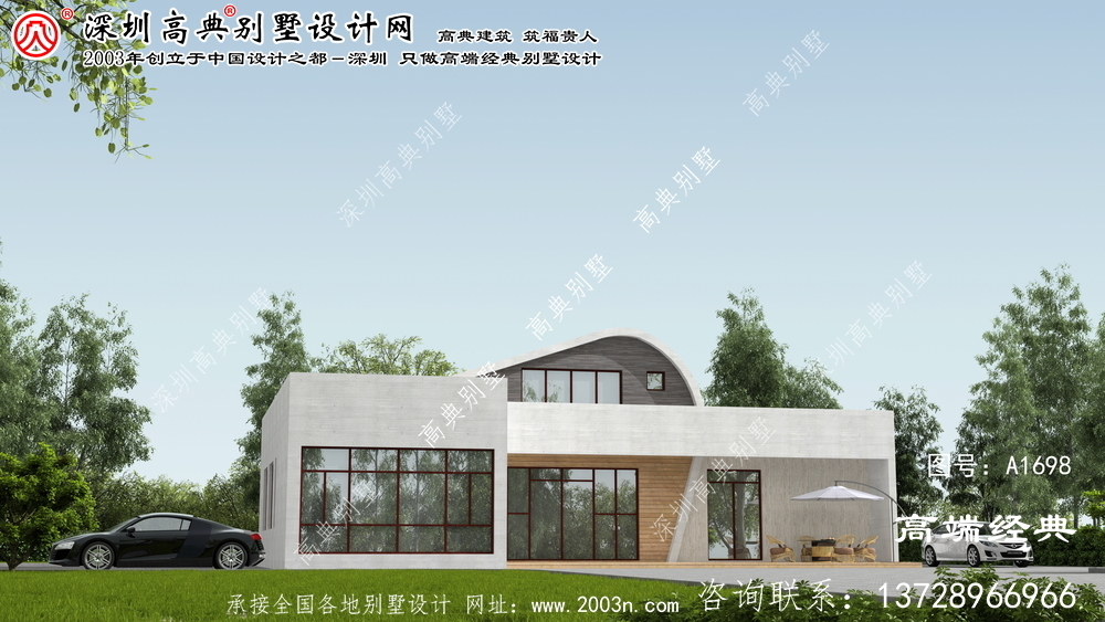 陽城縣農村自蓋兩層現代別墅