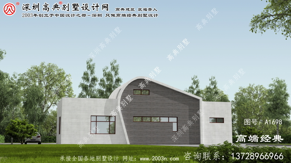 陽城縣農村自蓋兩層現代別墅