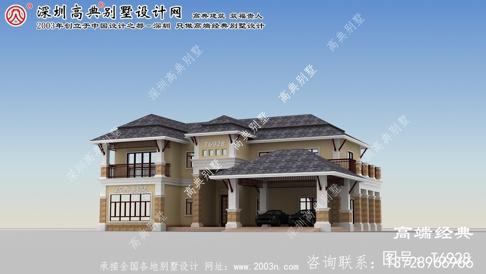 通遼市農村二層小別墅設計圖