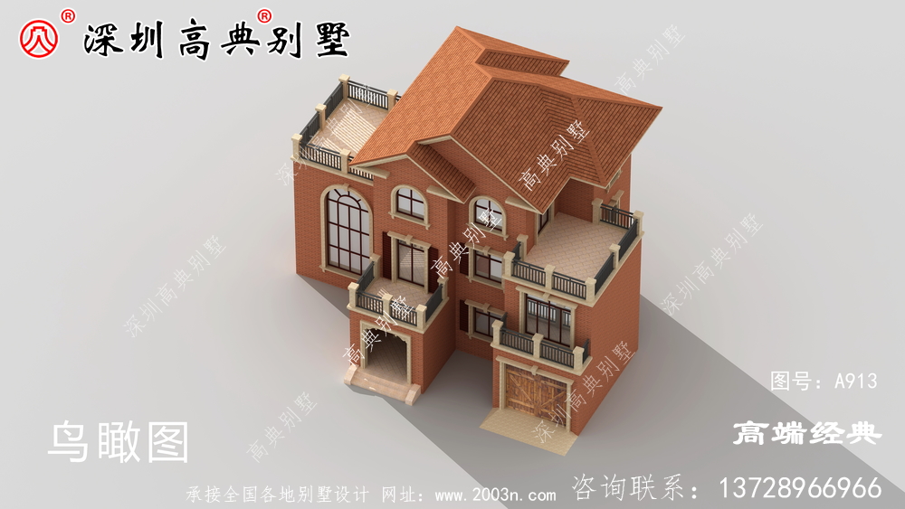 霸氣的三層別墅,陽臺(tái)露臺(tái),室內(nèi)采光太好了。