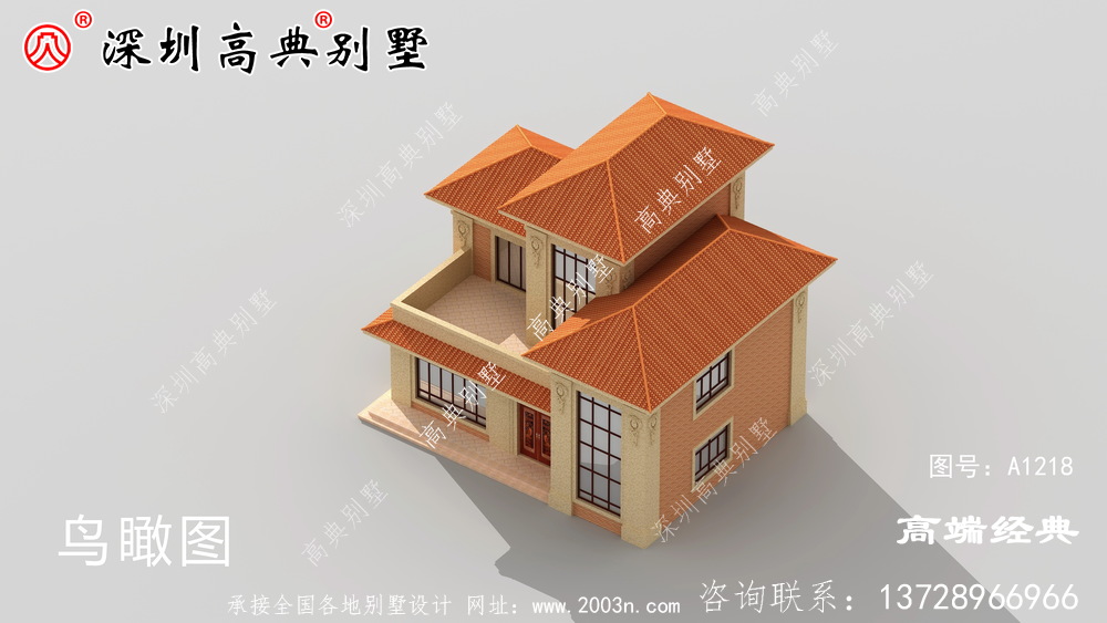 高檔三層豪華別墅圖片,在家鄉成就了一道美麗的風景。