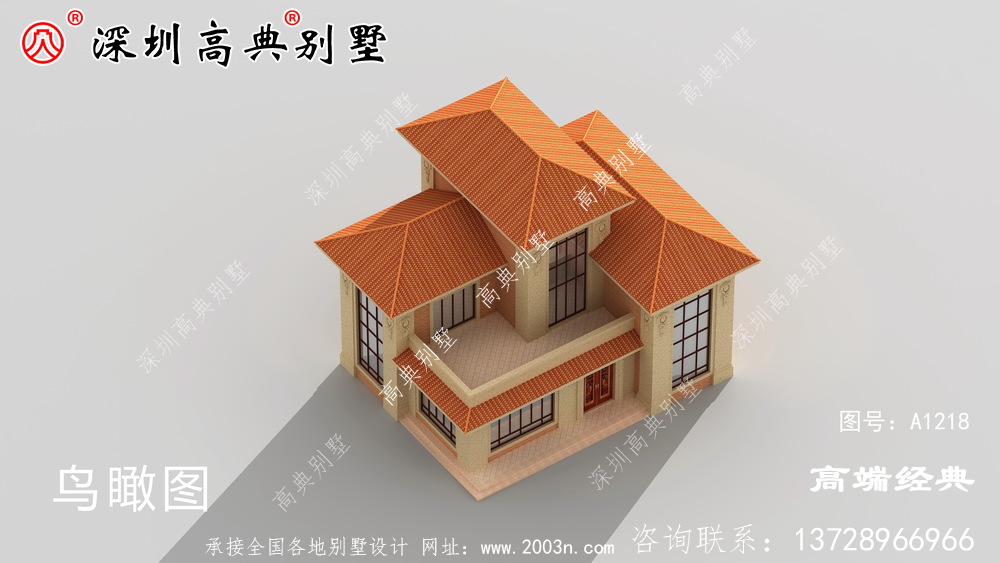 高檔三層豪華別墅圖片,在家鄉成就了一道美麗的風景。