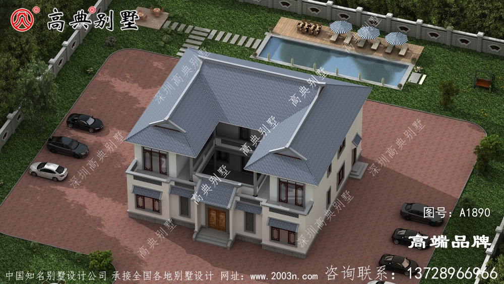 露臺大非常適合農村 ,方便居民晾曬作物