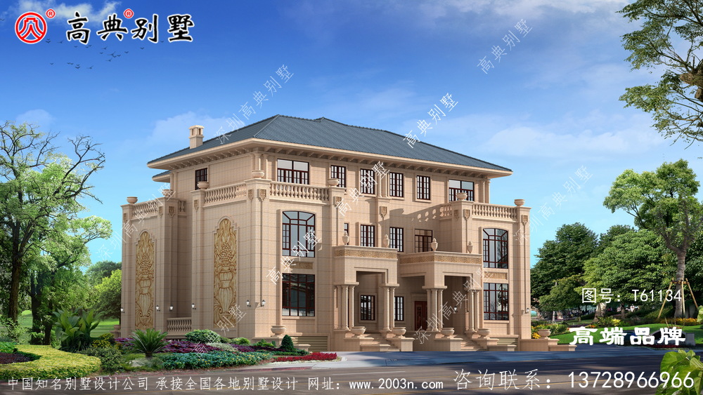 農(nóng)村三層自建房設(shè)計(jì)圖 ,客廳南北通透非常寬敞