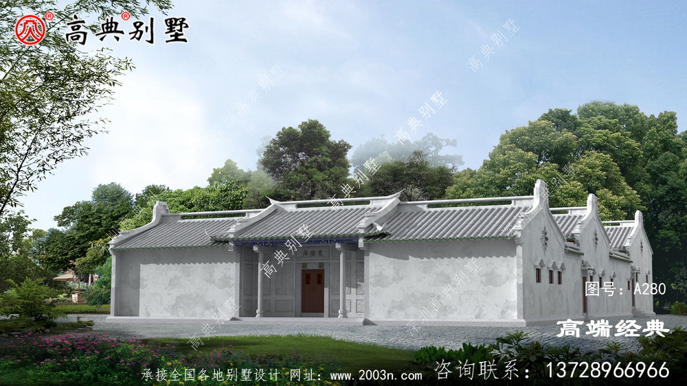 屋頂錯層的外觀造型,高雅的鄉村生活之美