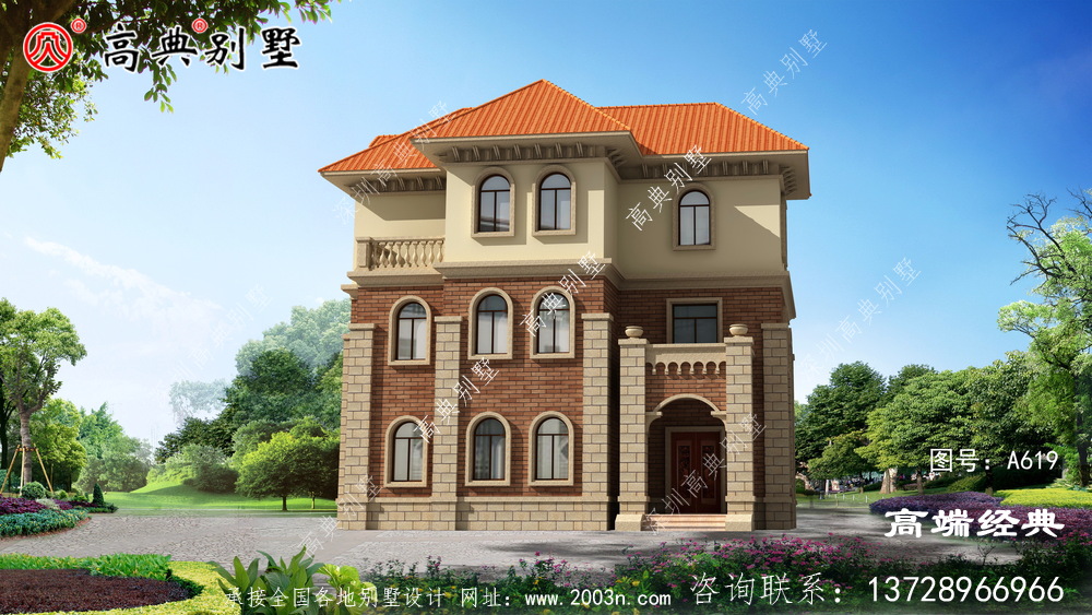 簡歐三層戶型滿足你對家的想象 簡歐三層戶型滿足你對家的想象