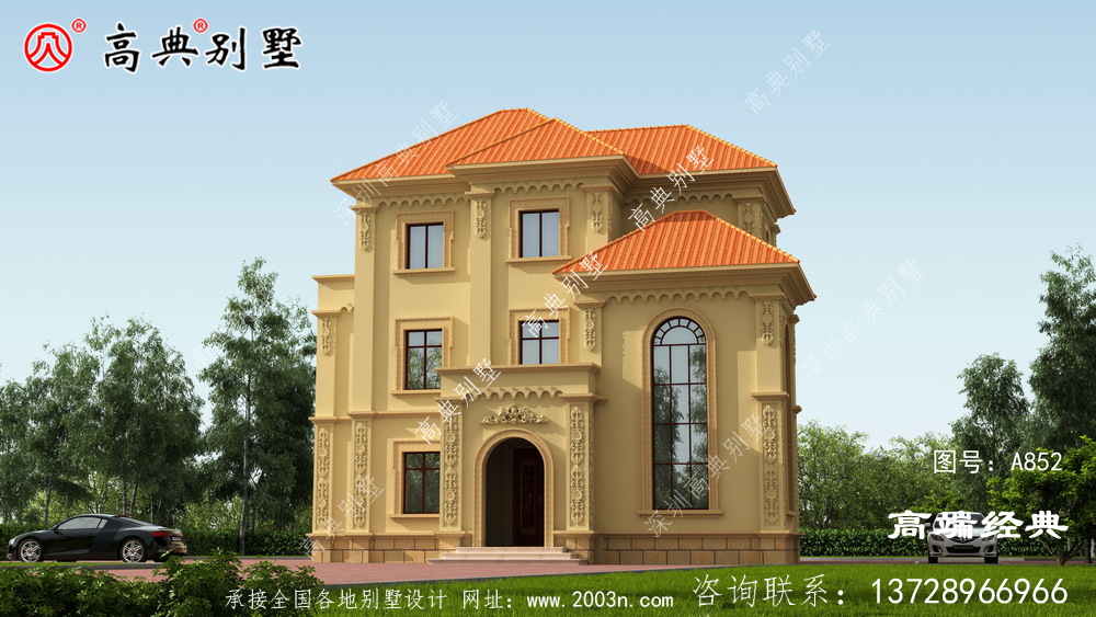 簡潔設計更具豐富層次感,簡歐別墅最新獨特建筑