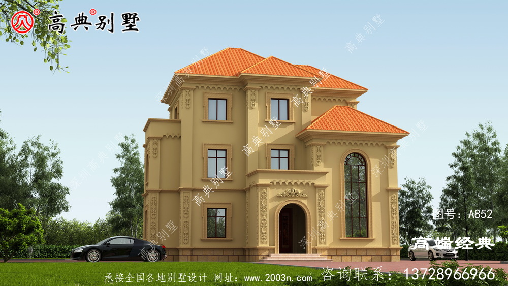簡潔設計更具豐富層次感,簡歐別墅最新獨特建筑