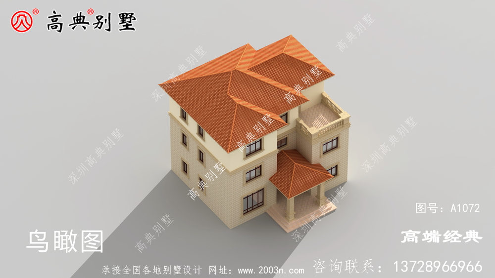 看上去豪華,但造價卻很經濟的三層歐式小洋樓,建一套就足夠讓你笑開花。