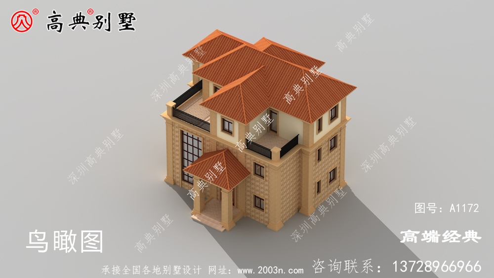 這款歐式鄉村別墅,建一棟,讓你感受到山村生活的美好。