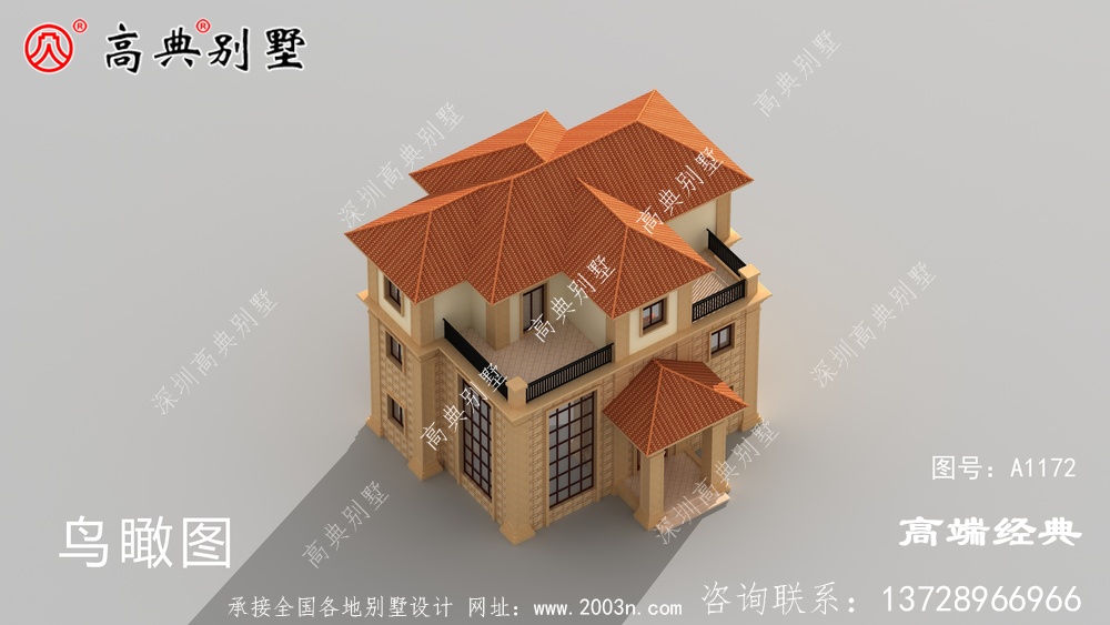 這款歐式鄉村別墅,建一棟,讓你感受到山村生活的美好。
